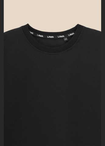 LAWA світшот однотонний для хлопчика bbc02318 158 см shop (2000991016446) однотонний чорний повсякденний поліестер, бавовна