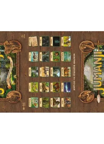 Настольная игра Джуманджи для 2-4 игроков от 8 лет картон 30-45 минут No Brand (400977182)