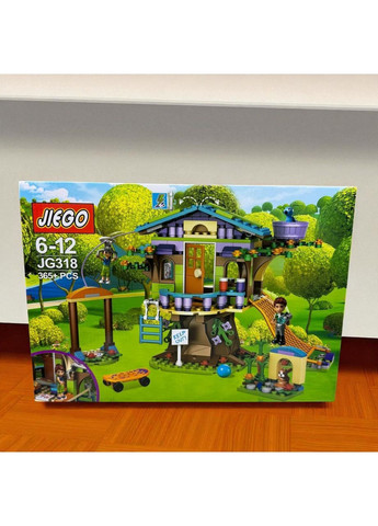 Большой детский конструктор домик на дереве Friends, фигурки для ребенка, конструктор для девочек Jiego (369757410)