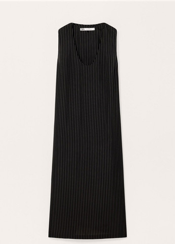 Комбінована повсякденний сукня Zara в смужку