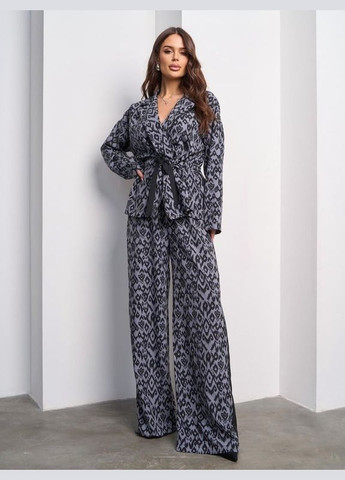 Костюм 14536A сірий ISSA PLUS (317399364)