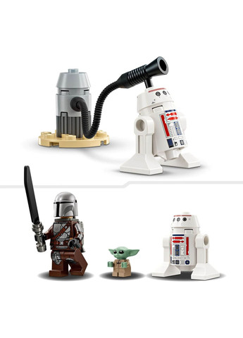 Конструктор Star Wars Звездный истребитель N-1 Мандо и Грогу, 92 детали () Lego 75410 (337308676)