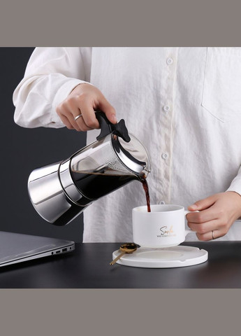 Гейзерная кофеварка 240 мл на 6 порций 3298 Fissman (316625133)