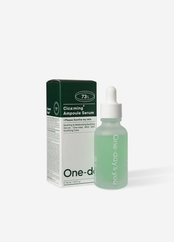 Ампульная сыворотка с экстрактом центеллы азиатской Cica:Ming Ampoule Serum, 30 мл Срок годности до 09.26 One-Day's You (311281550)