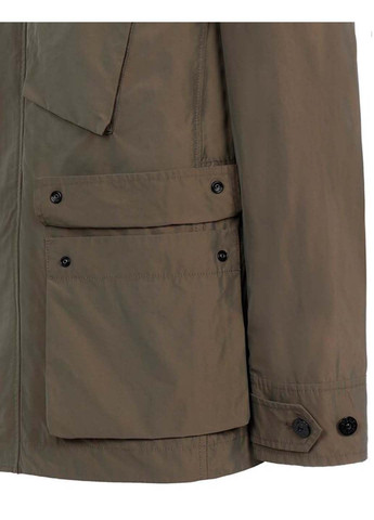 Оливкова (хакі) демісезонна куртка Stone Island