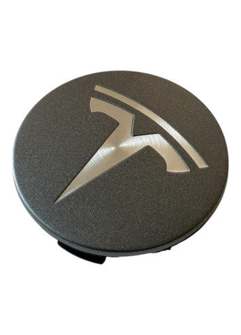 Колпачок для дисков Тесла заглушка для дисков 57/50 мм с хром логотипом. (1 шт.) Tesla (364462730)