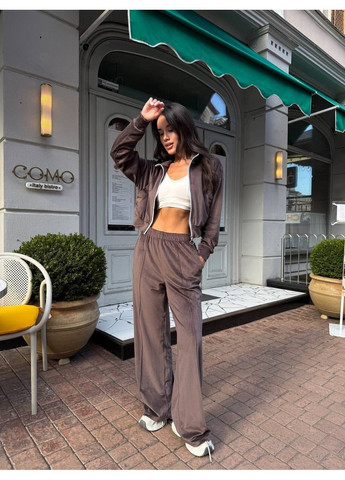 Костюм велюр спорт,штани палаццо та кофта Україна (356497975)