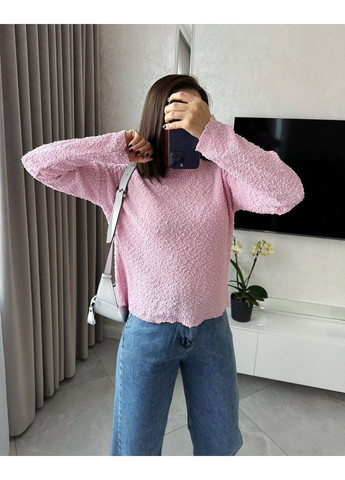 Рожевий демісезонний светр жіночий повсякденний пуловер Style Point