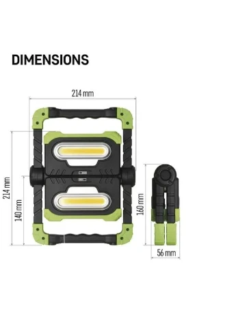 Лiхтар LED P4536 20W 2000Lm Li-Ion Emos (385829482)