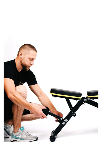 Скамейка тренировочная WB-002 универсальная для жима и пресса. Besport (360801960)