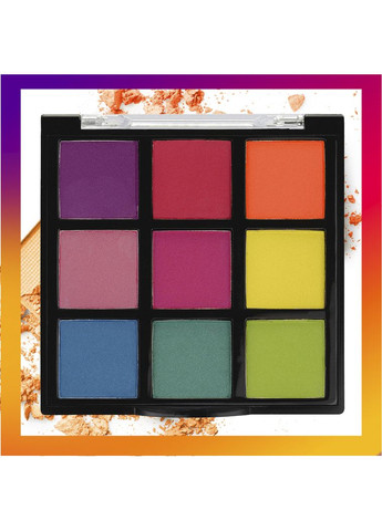 Палетка тіней для повік 9 кольорів, 15 г LOLLIS Bright Neon (332614762)