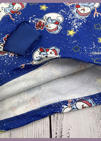 Синя зимня піжама Flamingo