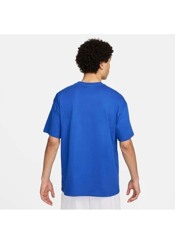 Синя футболка max90 basketball t-shirt blue fv8418-480 Nike