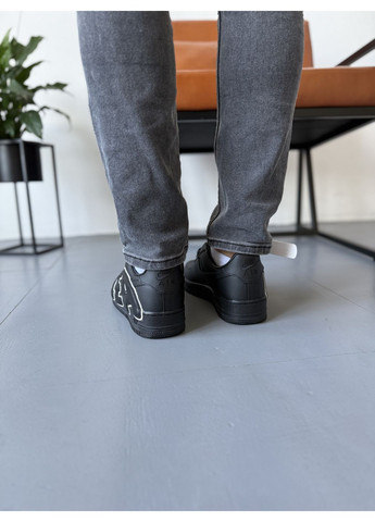 Чорні Осінні кросівки чоловічі nike air force 1 low cactus plant flea black найк аір форс 1 преміум No Brand