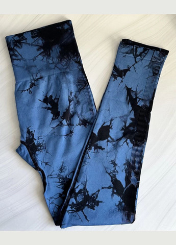 Спортивний костюм (комплект для фітнесу) тай-дай, легінси + топ No Brand (354830579)