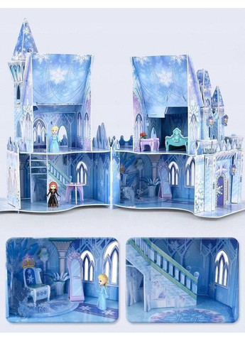 Ледовый замок Эльзы и фигурки "Ледяное сердце" Frozen No Brand (366664845)