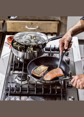 Набір сковорідок Classic Stainless Steel 20/28 см CC005706-001 KitchenAid (316468826)