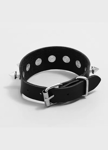 Браслет на руку з екошкіри "Шипи маленькі" з металевою пряжкою No Brand (316472690)