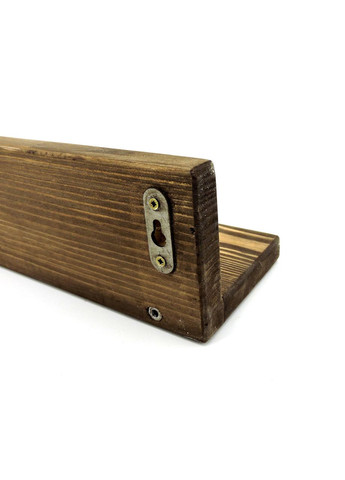 Настенная полка из дерева Палас 80 капучино (НСП-808009) No Brand (328082248)