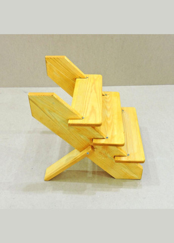 Подставка для цветов из дерева Бандалона карри (ЦВП-002103) No Brand (328226221)