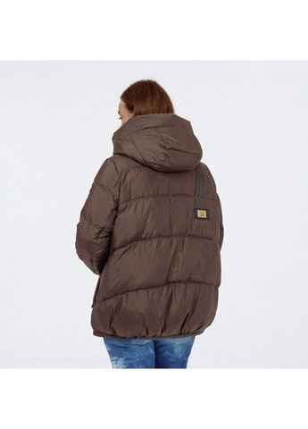 Кофейная зимняя куртка зимняя короткая max alex Fodarlloy