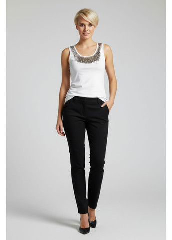 Женская майка с декором. LW-183 Белый Lowett — 363261766