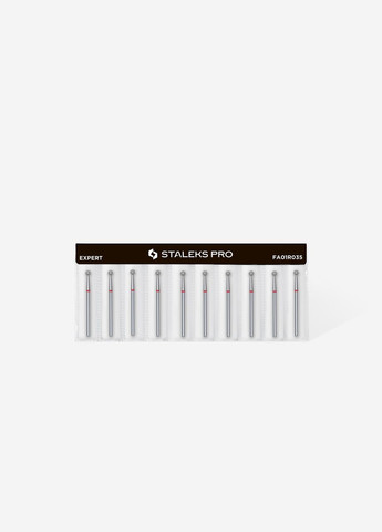 Фреза алмазная staleks pro шар красный диаметр 3,5 мм Stalex (306548134)