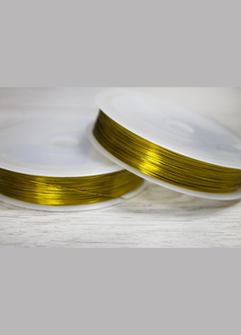 Проволока для рукоделия золотистая 10м/0.30мм FROM FACTORY VYA (335397395)