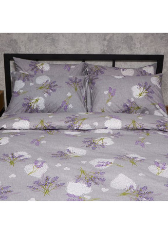 Комплект постельного белья Бязь Gold Люкс Полуторний Евро 160х220 наволочки 4х70х70 (MS-820009649) Moon&Star Provence Dreams (356114859)