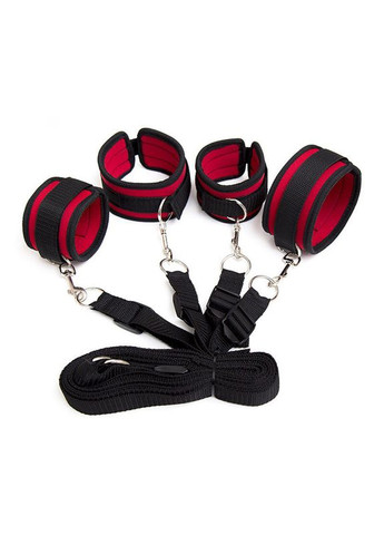 Ремені на ліжко прихований комплект для фіксації в ліжко LUX Bed bondage BDSM наручники наніжники No Brand (303907163)