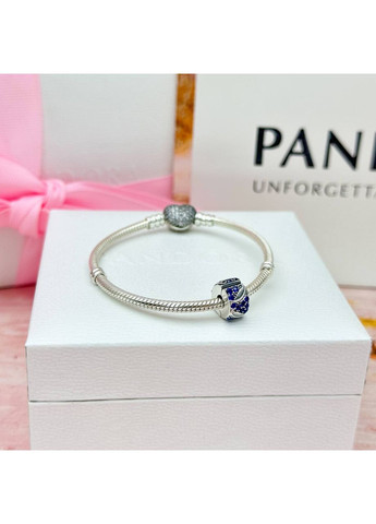 Срібний шарм Пандора "Вигнуте пір'ячко з паве" 792552C01 Kabluchka (355346405)