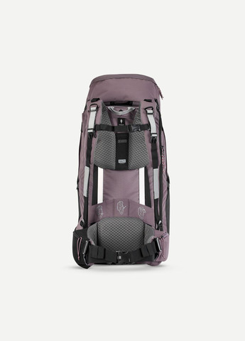 Женский Туристический Рюкзак для Трекинга Travel (60л + 6л) 70x35x30 см с Дождевиком FORCLAZ (342966913)