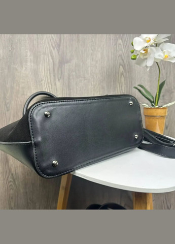 Сумка жіноча замшева чорна No Brand (322583033)