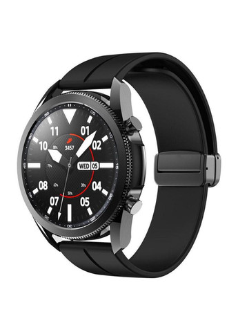 Ремешок Magnetic Silicone для часов Samsung Galaxy Watch 46 mm SMR800 - Black Primolux (266341092)