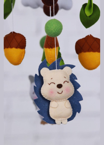 Детский мобиль на кроватку для младенцев WooolyWool «Лесной сон» No Brand (342757982)