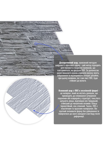 Декоративна ПВХ панель 960х480х4мм SW-00001838 Sticker Wall (362115300)