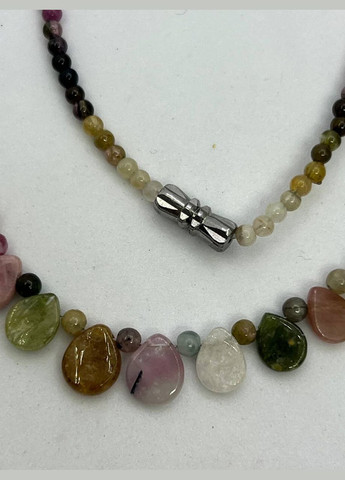 Бусы турмалин 45 см Салатовый 1217 No Brand (311686433)