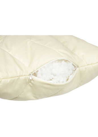 Подушка з вовни 50х70 на блискавці бежева SimpleWool SO102379 Sonex (316080380)