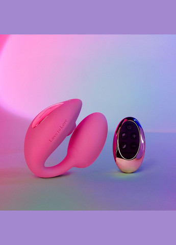 Віброяйцо з вакуумною кліторальною стимуляцією Love To Love Wonderlover PINK PASSION No Brand (303883772)
