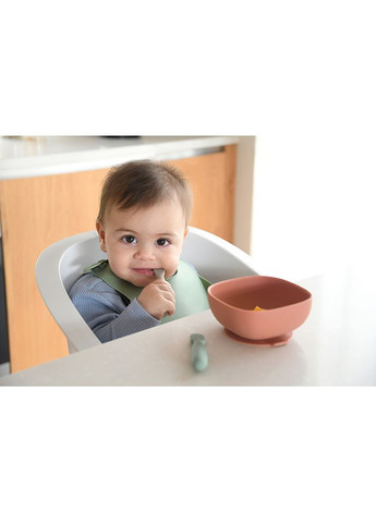 Набір ложок силіконових BLW 2 шт. 4+ червоний/сірий, арт. 913579 Beaba (369669041)