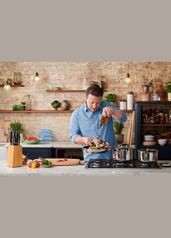 Кастрюля с крышкой, Jamie Oliver Home Cook, 3.1 л, 20 см, Tefal (314974865)