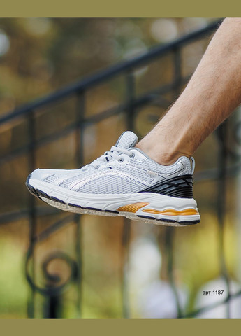 Серебряные летние кроссовки мужские Sayota Gel