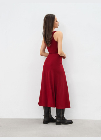 Бордова сукня Romashka однотонна