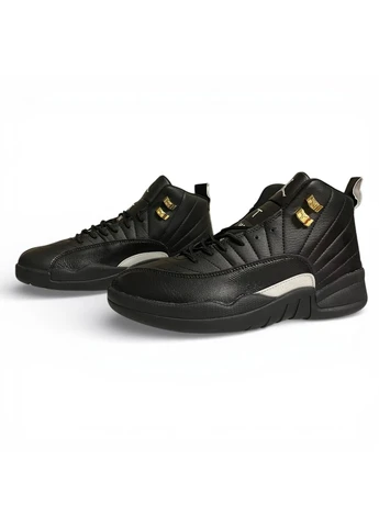 Комбіновані кросівки jordan 12 black No Brand