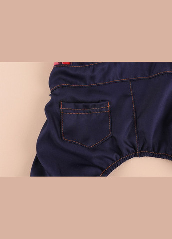 Джинсовий костюм для котів Pet Style "Клітка" Червоний XS No Brand - (323233464)