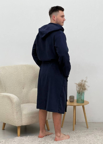 Чоловічий флісовий халат із капюшоном, розмір L Vishnya (328389351)