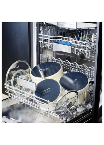 Кастрюля Steel Core 20 см 3,7 л миндальный крем (CC003266-001) KitchenAid 7 л мигдалевий крем, Steel Core 20 см 3 (366495090)