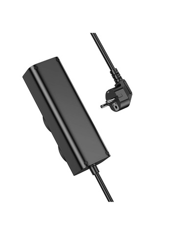 Сетевой удлинитель 2-position (PD67W/3C1A) desktop socket (EU/GER) Black Hoco NS10 Wisdom (322768510)