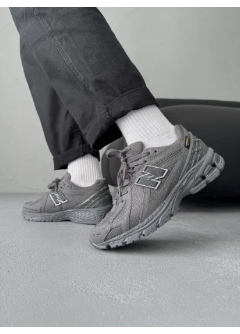 Серые демисезонные кроссовки мужские и женские New Balance 1906R Cordura grey | Нью Беланс 1906R