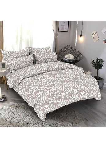 Постільна білизна Загадка коричнева, бязь Полуторний Комфорт-текстиль (354823362)